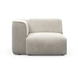 otto home Sessel »Sofa-Eckelement, Maße B/T/H: 109/97/46 cm« als Modul oder separat verwendbar, für individuelle Zusammenstellung, beige