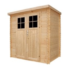Timbela Gartenhaus Holz M311F 2,22 m2  mit abschließbarer Tür