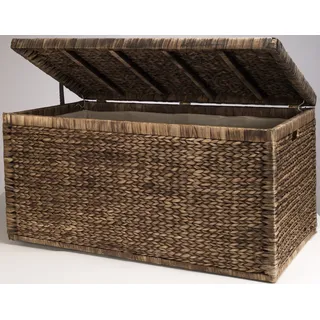 Home affaire Truhe innen mit Baumwolle bespannt, braun