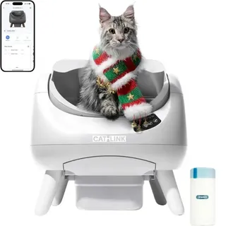 Catlink Open-x Intelligente Katzentoilette - White