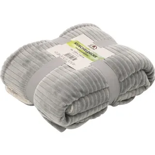 Kuscheldecke Doppler grau