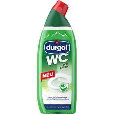 durgol WC Reiniger Eco Green mit blumigen Duft - Reinigt, schützt und pflegt die Toilette - Toilettenreiniger Urinstein & Kalk - Klo-Reiniger flüssig - Urinsteinentferner & Kalkentferner 750ml