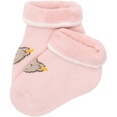 Steiff Unisex Baby sokken kort Socken GOTS, SILVER PINK, 14 EU