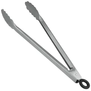 Metaltex Grillzange 30 cm Edelstahl silber