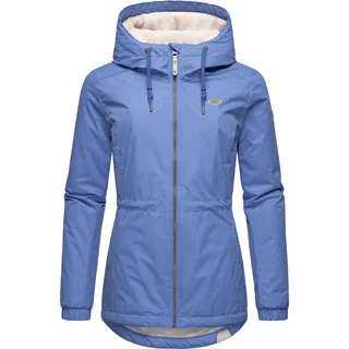 Ragwear Damen warme Wasserdichte Winterjacke mit Kapuze Dankka Warm YOUMODO Blue Gr. M - M