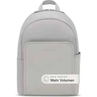 Kapten & Son Rucksack Aalborg NEW Greige 18 L | Rucksack Damen & Herren Grau | Handgepäck Rucksack mit 15" Laptopfach | Backpack ideal für Uni, Arbeit, Reisen