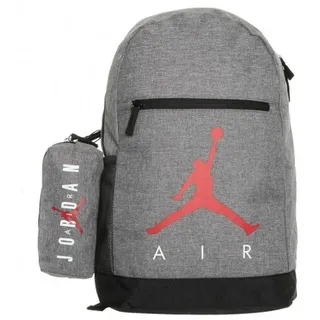 Nike Jordan Air Rucksack mit Federmäppchen Gris ÚNICA - Grau