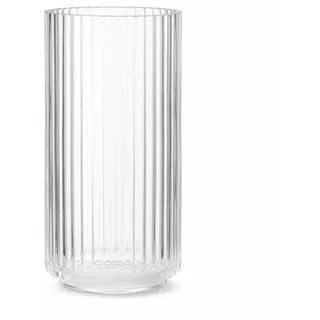 Lyngby Porcelæn Vase H20.5 cm Lyngby aus mundgeblasenem Glas zeitlos, klar
