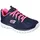 Sneaker SKECHERS "GRACEFUL - GET CONNECTED", Mädchen, Gr. 39, blau (navy, pink), Textil, Schuhe Sneaker, Freizeitschuh, Halbschuh, Schnürschuh in Schuhweite G (weit), Topseller