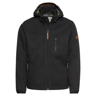 camel active Herren Softshell Jacke aus recyceltem Polyester Schwarz, menswear-25