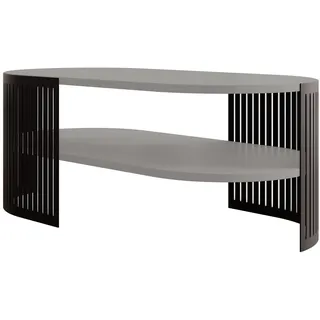 Mirjan24 Fikoli Schwarz/Grau Metall 50 x 40 cm