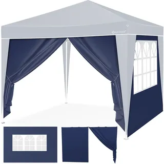 KESSER® 2X Seitenwand für Pavillon 3x3m - Faltpavillon Pop Up | klappbar | platzsparend | verstaubar