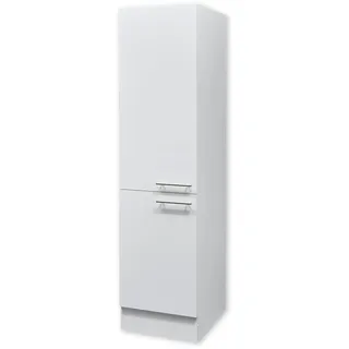 BASIC by Balculina Hochschrank Vorratsschrank Eddi 50 x 57 x 200 cm Weiß