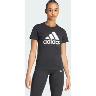 Adidas Loungewear Essentials Logo T-Shirt Black / White M