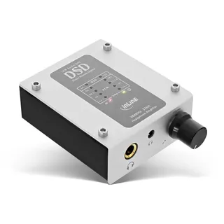 InLine InLine® AmpUSB Hi-Res AUDIO HiFi DSD Kopfhörer-Verstärker, USB Digital Audio Konverter, 384kHz/32-Bit