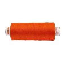 buttinette Universal-Nähgarn, Stärke: 100, 500m-Spule, orange