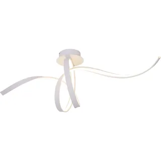 Näve Leuchten LED Deckenleuchte ODRIVE mit LED Platine dimmbar LED Deckenleuchte ODRIVE mit LED Platine dimmbar Deckenleuchten - LED Deckenleuchte l: 120cm weiß "ODRIVE", Deckenlampe im Modern Style, aus Metall und Kunststoff in weiß, 120 x 40 x 42 cm, inkl. LED – dimmbar - Weiß