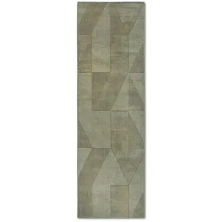 Villeroy & Boch Läufer , Grün , Textil , geometrisch , rechteckig , 80x250 cm , für Fußbodenheizung geeignet, in verschiedenen Größen erhältlich, pflegeleicht, strapazierfähig , Teppiche und Böden, Teppiche, Teppichläufer, Läufer