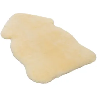 Baby-Lammfell WERNER CHRIST BABY – kuscheliges, medizinisches Baby-Fell, ideal für Kinderwagen, als Krabbelmatte oder Babyteppich. Längen +/- 95 cm, Farbe natur