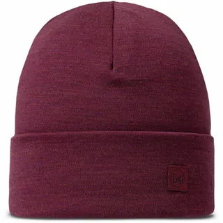 Buff Heavyweight Merino Wool Loose Mütze - Solid Tibetan Red - One Size