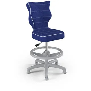 Raumhirsch Furniture Kinderstuhl Petit mit Fußstütze , Blau , Textil , Quadratisch , 66x90x66 cm , Babymöbel & Kindermöbel, Babyzimmer, Kindersessel & Kindertische