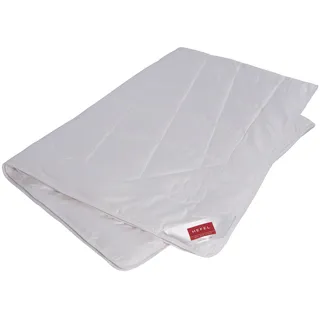 Hefel Sommerbettdecke »Summerlinen, VEGAN« leicht 1 Stk. tlg., weiß