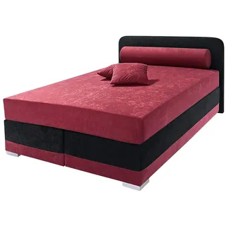 MAINTAL Boxspringbett »Lago« in 3 verschiedenen Matratzenarten, H2 oder H3, rot