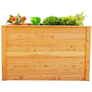Westmann Hochbeet Lärche 130 x 65 x 84 cm Weiß