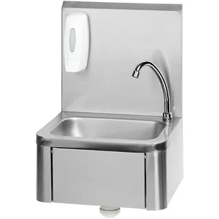 Saro Handwaschbecken 400x340x595 mm silber