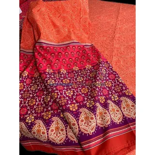 Bassetti Foulard, Baumwolle, ORANGE, 270x270