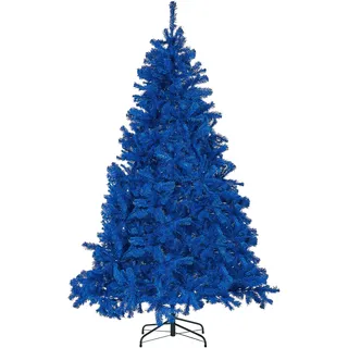 Beliani Weihnachtsbaum 210 cm Blau