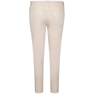 Relaxhose BETTY BARCLAY "Basic-Jeans mit Waschung", Damen, Gr. 40, EURO, grau (grau beige), Obermaterial: 56% Baumwolle CO. 30% Viskose CV. 12% Polyester PES. 2% Elasthan EL., Hosen Relaxhose