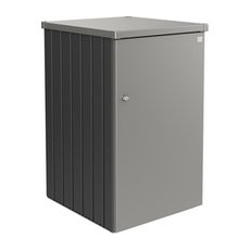 BIOHORT Mülltonnenbox »Alex«, aus Stahlblech, 80x129x88cm (BxHxT), 740 Liter - grau