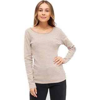 Sea Ranch Josefine Langarm-t-shirt Beige S Frau Beige S - Beige