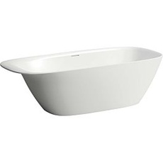 Bild von Badewanne freistehend oval weiß