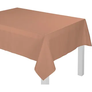 Adam Tischdecke "Uni Collection" aus 100% Bio-Baumwolle, braun