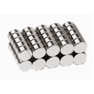 JUNAN klein rund Magnet, 6mm x 3mm neodym mini Starke Magnete,für Whiteboard, Pinnwand, Magnettafel, Kühlschrank, Tür, Karte, Bildschirm (50 Stück)