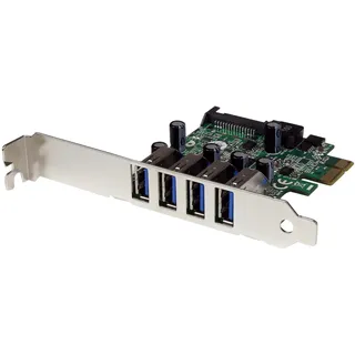 Startech 4-port PCIe USB 3.0 Card Adapter mit SATA Strom