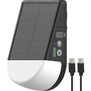 Brennenstuhl Akku Solar LED Outdoor Lampe KL 300 AS (250lm, Wandleuchte mit Bewegungsmelder, IP54, 3 Leuchtstufen, max. 20h Leuchtdauer, Adapter für Kederschiene an z.B. einem Wohnwagen)