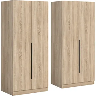 Home Affaire Kleiderschrank Skarde 160 x 180 x 52 cm Braun