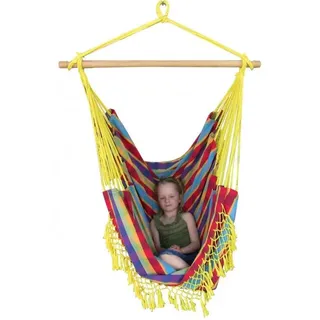 Vivere B523, Hängende Hängematte, 113,4 kg, 1 Person(en), Baumwolle, Mehrfarbig, Holz - Bunt