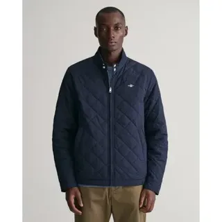 Gant für Herren. 7006340 Marineblauer Steppmantel (3XL), Lässig, Polyester, Langarm
