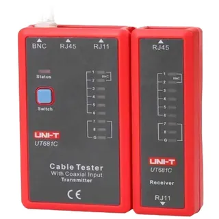 UNI-TREND UNI-T UT681C Serie UT681 Kabeltester für RJ45/RJ11/BNC