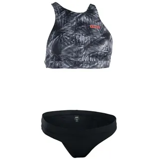 ION Surfkini Bikini 2023 black flowers - XS
