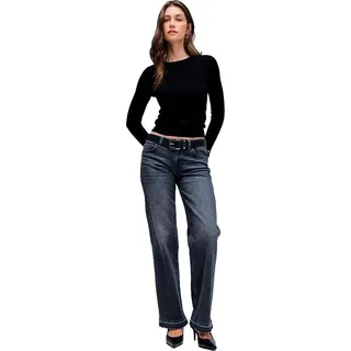 Salsa Jeans 21010465 Loose Fit Niedrig Geschnittene Jeans Blau 29 / 32 Damen Blau 29 - Blau