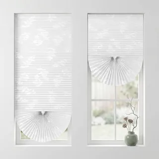 Sekey Plissee 60 x 130 cm Weiß