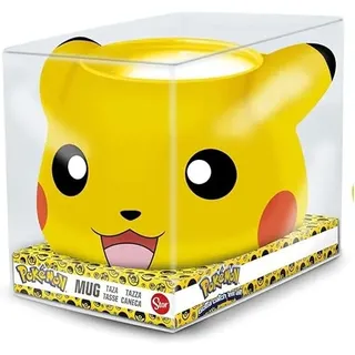 Pokémon Pokemon Pikachu 3D Tasse 0,5 l Gelb 3 St.