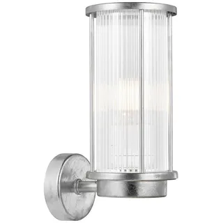 Nordlux AUßENWANDLEUCHTE , Zinkfarben , Metall , zylindrisch , 17.6x29.8x13 cm , Lampen & Leuchten, Außenbeleuchtung, Außenleuchten