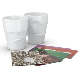 FIFTYEIGHT 350ml Becher - Grummelig Verschmitzt weiß