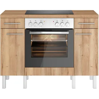 OPTIFIT Herdumbauschrank Lilly 120 x 60 x 90 cm Braun